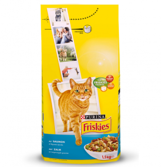 Friskies Adult Somonlu ve Sebzeli 1.5 kg Kedi Maması kullananlar yorumlar